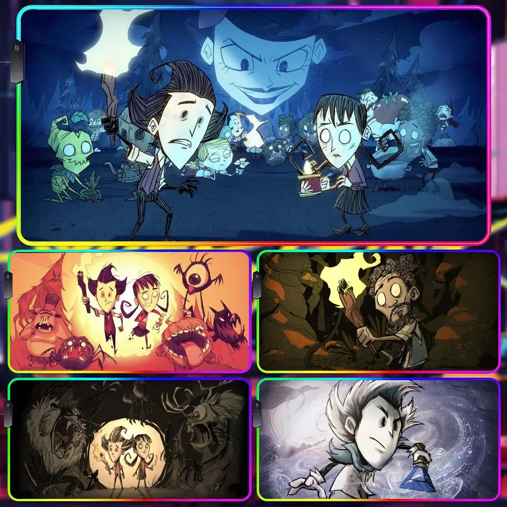 Коврик для мыши D-Dont Starve, геймерский люминесцентный светодиодный коврик для мыши, игровой стол, RGB настольный коврик, клавиатура, коврик для мыши для ПК
Коврик для мыши D-Dont Starve, геймерский люминесцентный светодиодный коврик для мыши, игровой стол, RGB настольный коврик, клавиатура, коврик для мыши для ПК