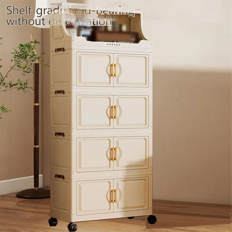 Foldingr Multi-scene Storage Cabinet - White Multilayer Sundries Organizer for Home Office Kitchen
Foldingr Multi-scene Storage Cabinet - White Multilayer Sundries Organizer for Home Office Kitchen