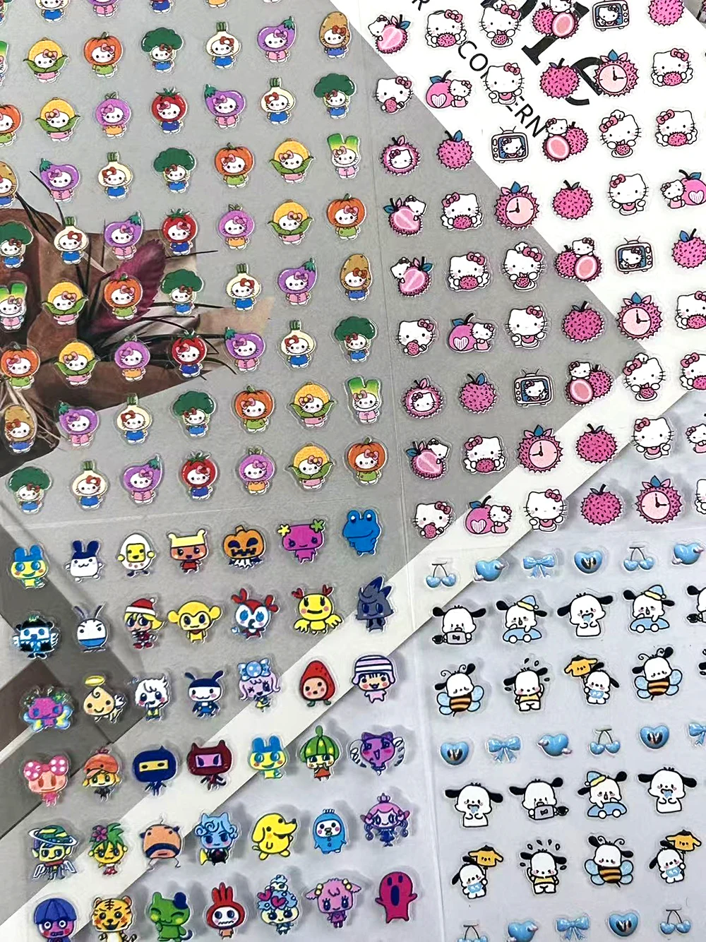 Sanrio Hawaii Pvc Handmade Hello kitty Nail Art Sticker Cute Graffiti Pattern Ultra-Thin Self-Adhesive Slider Manicure Sticker
Sanrio Hawaii Pvc Handmade Hello kitty Nail Art Sticker Cute Graffiti Pattern Ultra-Thin Self-Adhesive Slider Manicure Sticker