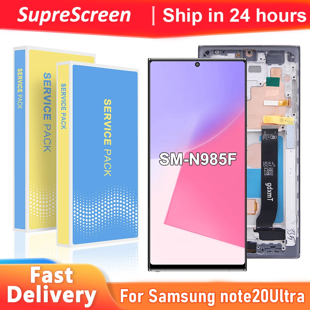 TFT для Samsung Note 20 Ultra SM-N986B N985 N985F N986N ЖК-дисплей с цифровым преобразователем сенсорного экрана для Samsung Note 20 Ultra 5G экран
TFT для Samsung Note 20 Ultra SM-N986B N985 N985F N986N ЖК-дисплей с цифровым преобразователем сенсорного экрана для Samsung Note 20 Ultra 5G экран