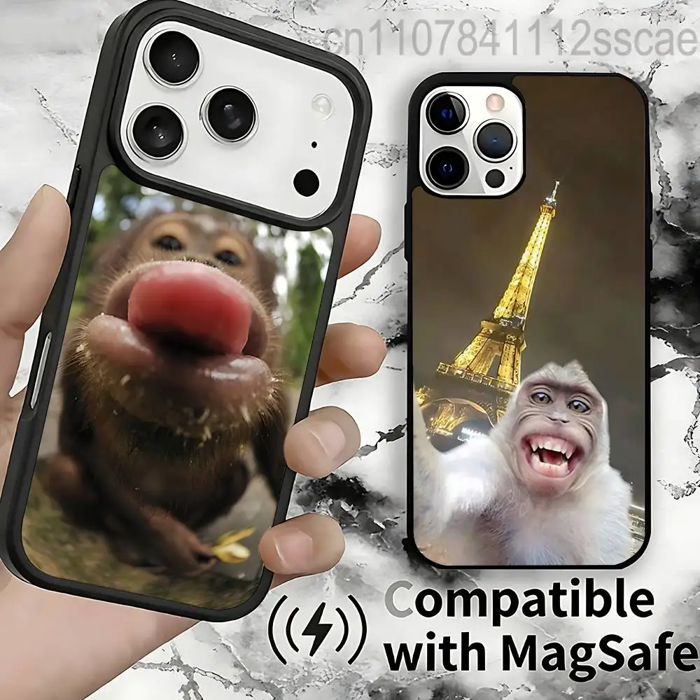 Funny Monkey Gorilla For IPhone 17,16,15,14,13,12,11,Pro,Max,Plus,Mini,SE4,E Protective Magnetic Case Cover
Funny Monkey Gorilla For IPhone 17,16,15,14,13,12,11,Pro,Max,Plus,Mini,SE4,E Protective Magnetic Case Cover