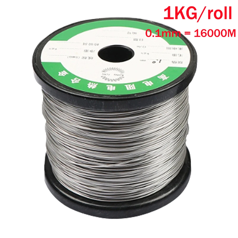 1kg/Roll Cr20ni80 Heating Wire Nichrome Wire 0.1mm~4mm Specification Resistance Wires for Cutting Foam Alloy Heating Yarn
1kg/Roll Cr20ni80 Heating Wire Nichrome Wire 0.1mm~4mm Specification Resistance Wires for Cutting Foam Alloy Heating Yarn