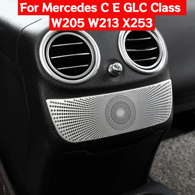 Car Rear Armrest Exhaust Air Vent Outlet Speaker Horn Decorative Cover Trim For Mercedes Benz C E GLC Class W205 W213 X253
Car Rear Armrest Exhaust Air Vent Outlet Speaker Horn Decorative Cover Trim For Mercedes Benz C E GLC Class W205 W213 X253