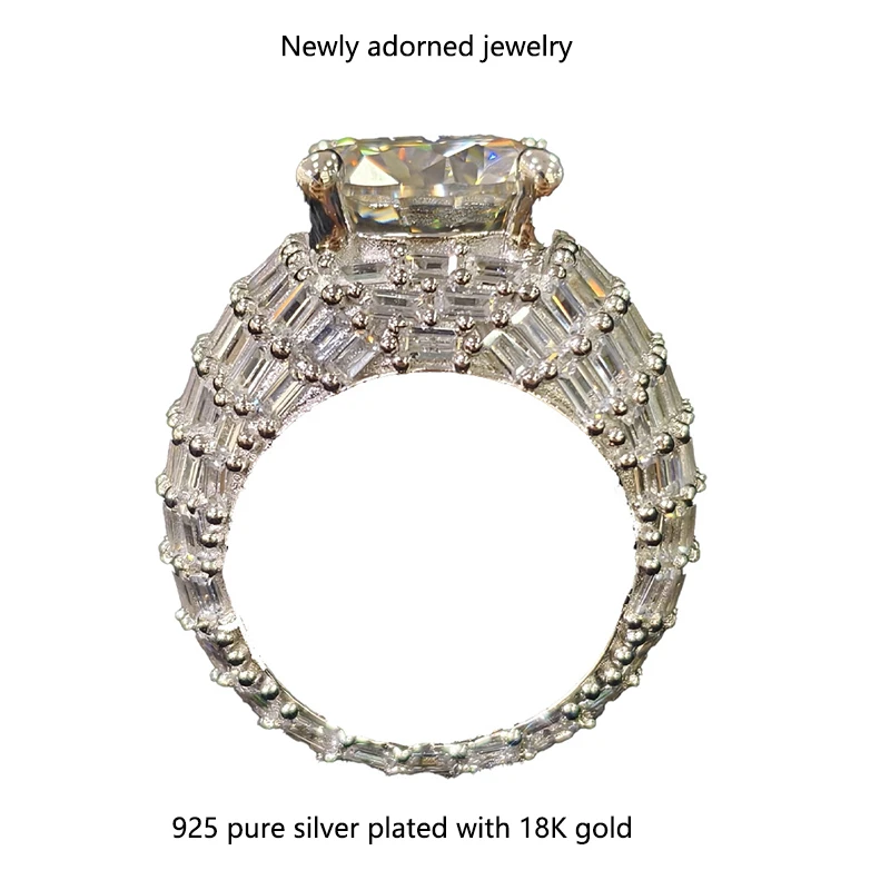 10-carat European and American hip-hop jewelry, silver-mounted moissanite ring, men's trendy hip-hop jewelry, direct sales from
10-carat European and American hip-hop jewelry, silver-mounted moissanite ring, men's trendy hip-hop jewelry, direct sales from