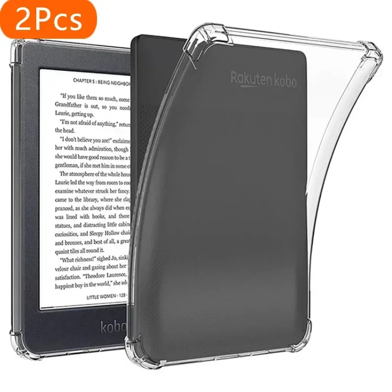 2 шт. для Kobo Clara HD 6,0 дюймов, прозрачный чехол для электронной книги, прозрачные подушки безопасности, мягкий силиконовый чехол из ТПУ, противоударный чехол для Kobo Clara
2 шт. для Kobo Clara HD 6,0 дюймов, прозрачный чехол для электронной книги, прозрачные подушки безопасности, мягкий силиконовый чехол из ТПУ, противоударный чехол для Kobo Clara