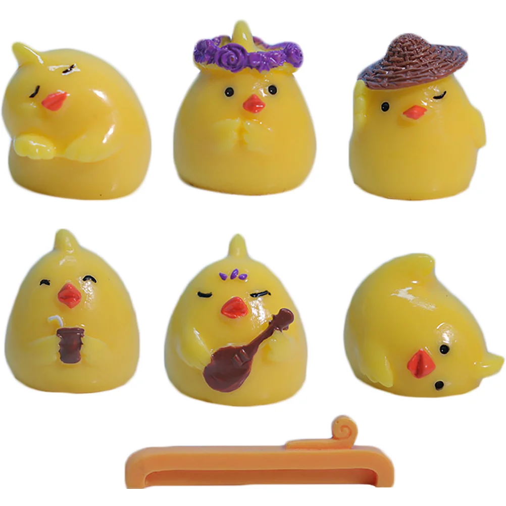 1set Miniature Chick Figurines Resin Craft Chicken Statues Tiny Animal Decor Micro L scape naments Garden Adornments
1set Miniature Chick Figurines Resin Craft Chicken Statues Tiny Animal Decor Micro L scape naments Garden Adornments