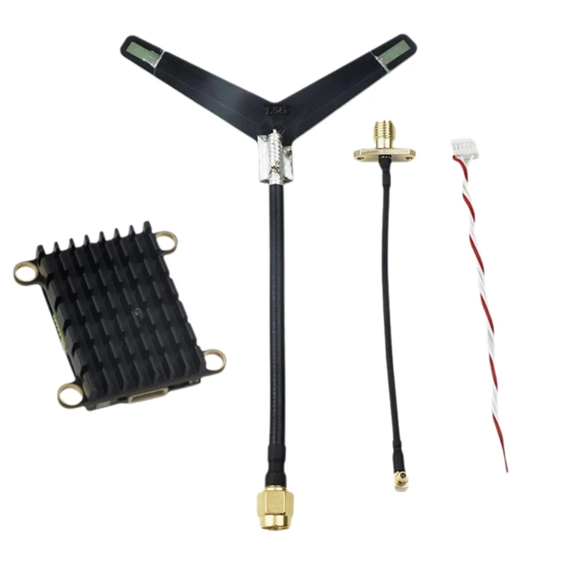 1.4G 1.5G 1.6G 3W FPV VTX 16CH 3000Mw Video Transmitter Module For RC FPV Fixed Wing Aircraft Long Range Drone
1.4G 1.5G 1.6G 3W FPV VTX 16CH 3000Mw Video Transmitter Module For RC FPV Fixed Wing Aircraft Long Range Drone