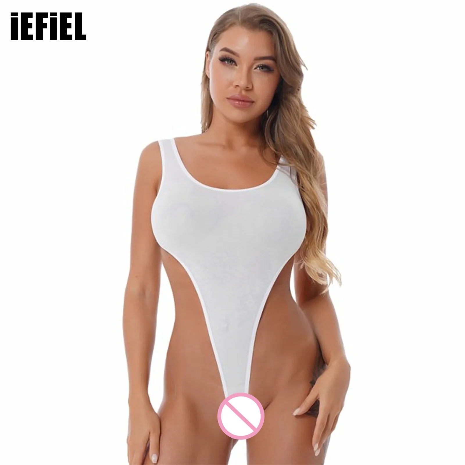 Womens Scoop Neck High Cut Bodysuit One-piece Bathing Suit Swimwear Sleeveless Leotard Nightwear
Womens Scoop Neck High Cut Bodysuit One-piece Bathing Suit Swimwear Sleeveless Leotard Nightwear