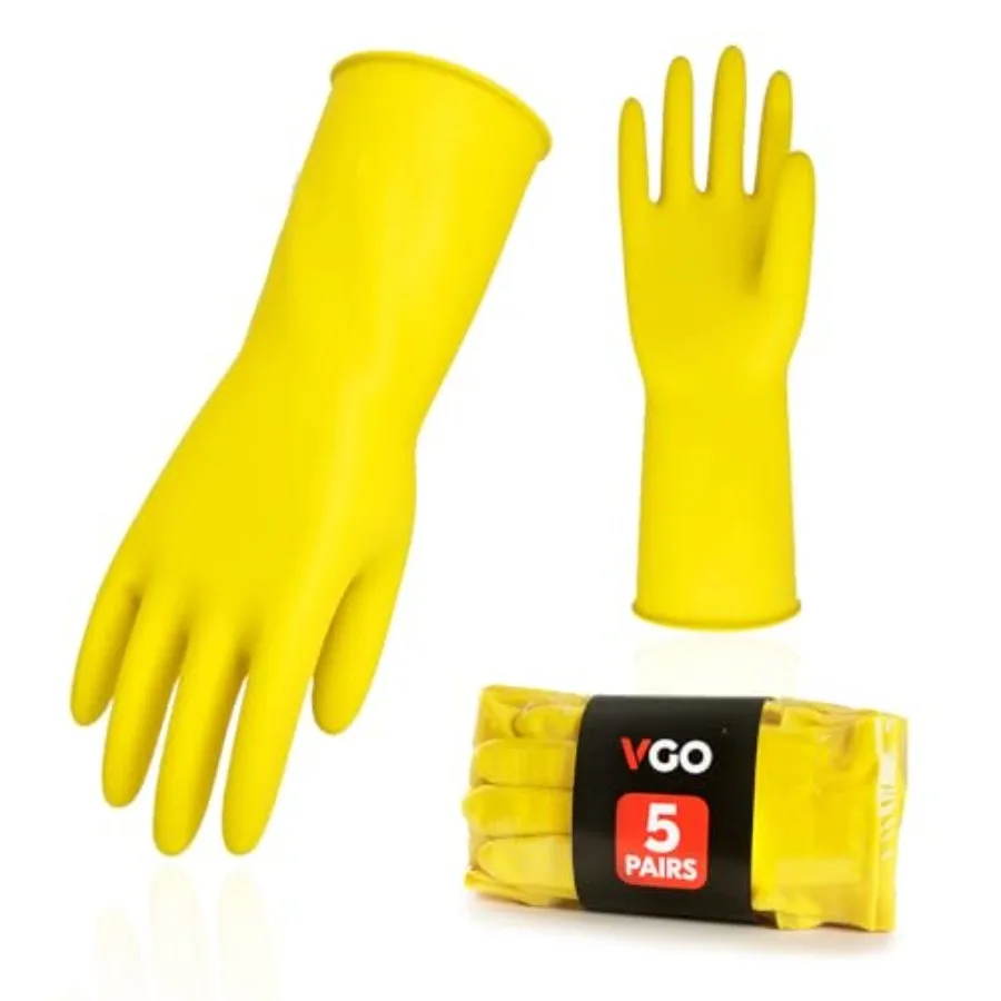 Reusable Household Gloves Rubber Dishwashing gloves Extra Thickness Long Sleeves Kitchen Cleaning Working Painting Gardening Pe
Reusable Household Gloves Rubber Dishwashing gloves Extra Thickness Long Sleeves Kitchen Cleaning Working Painting Gardening Pe