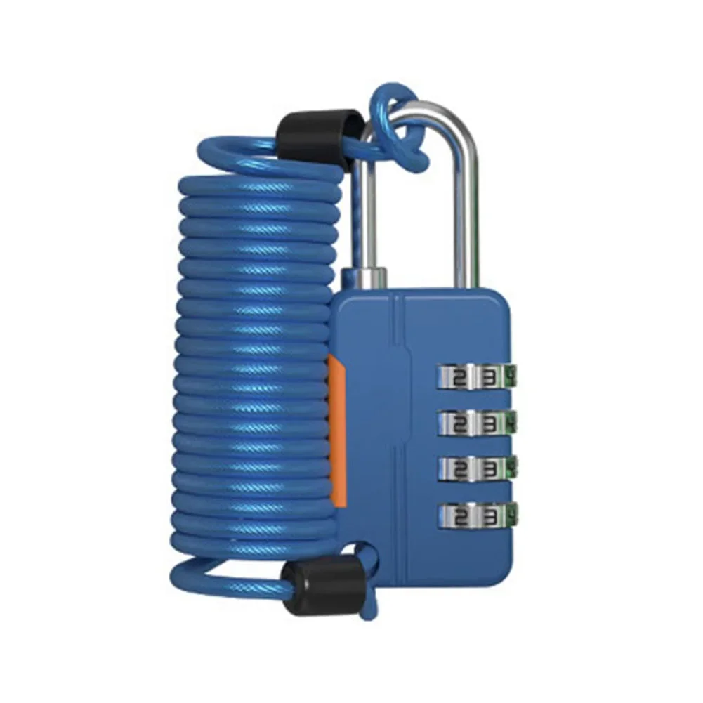 1pc Luggage Password Lock Gym Cabinet Password Padlock Anti-theft Small Anti-lost Integrated Rope Lock For Travel Gym
1pc Luggage Password Lock Gym Cabinet Password Padlock Anti-theft Small Anti-lost Integrated Rope Lock For Travel Gym