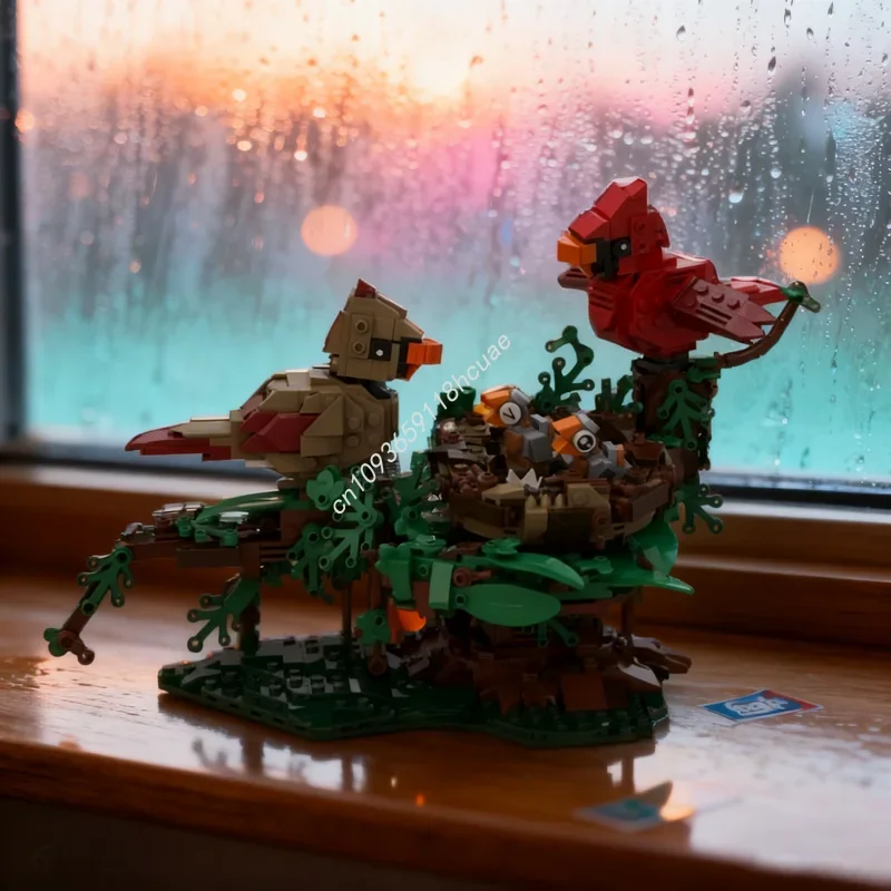 991pcs MOC Northern Cardinals Nest Model Building blocks Architecture Assemble Christmas gift creative toys idea Education Brick
991pcs MOC Northern Cardinals Nest Model Building blocks Architecture Assemble Christmas gift creative toys idea Education Brick