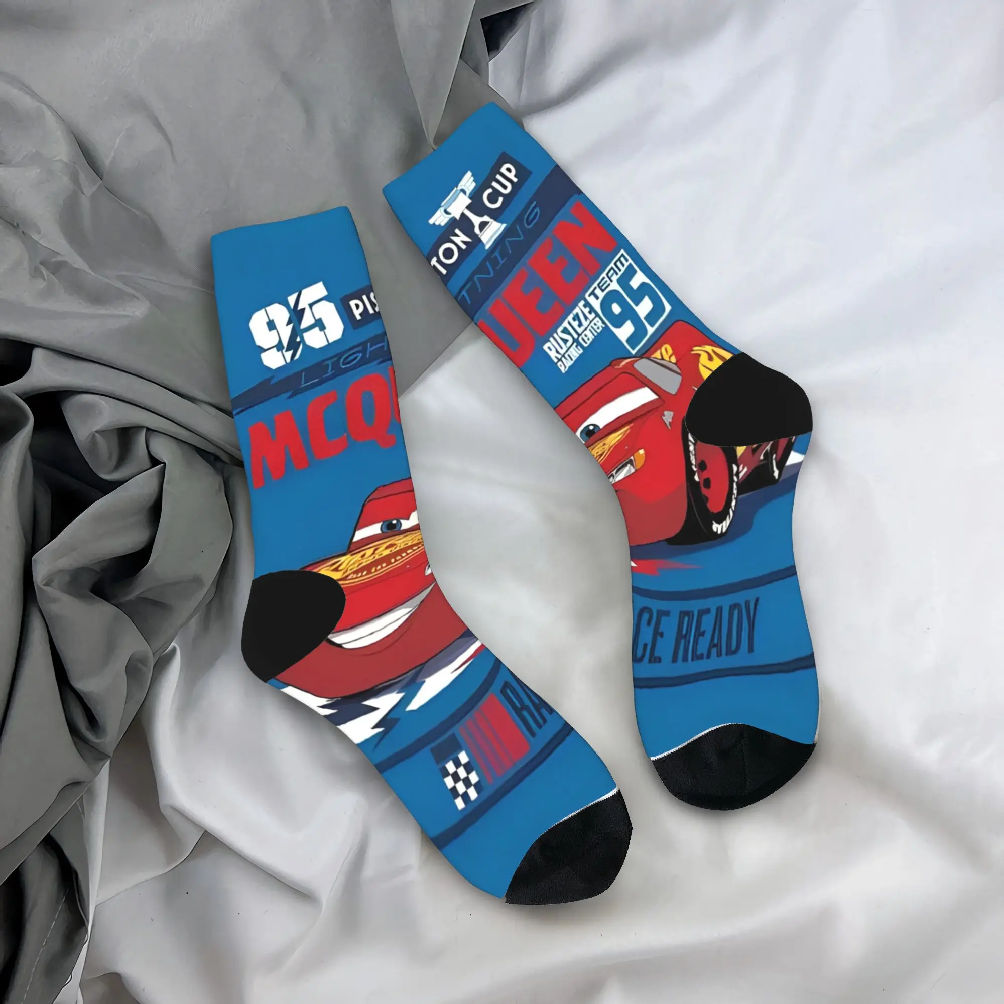 Носки Lightning Mcqueen Race Ready, мужские и женские носки с автомобилями, Harajuku, весна, лето, осень, зима, средние чулки-трубы, подарок
Носки Lightning Mcqueen Race Ready, мужские и женские носки с автомобилями, Harajuku, весна, лето, осень, зима, средние чулки-трубы, подарок