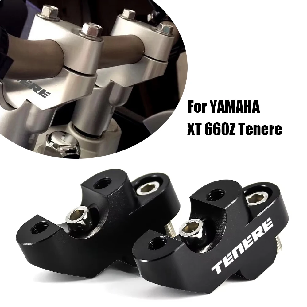Motorcycle Accessories HandleBar Riser For YAMAHA XT660Z TenereHandle Bar Mount Clamp Adapter CNC Aluminum
Motorcycle Accessories HandleBar Riser For YAMAHA XT660Z TenereHandle Bar Mount Clamp Adapter CNC Aluminum