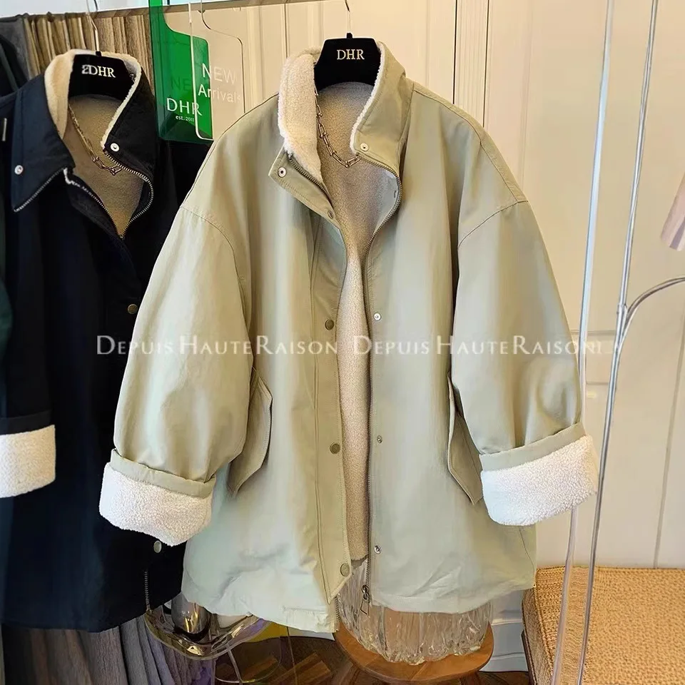 Куртка из овечьей шерсти, женские зимние пальто, деконструкция, вельвет с несколькими карманами, пышная техническая одежда, панели, защита от перфорации, сращенная
Куртка из овечьей шерсти, женские зимние пальто, деконструкция, вельвет с несколькими карманами, пышная техническая одежда, панели, защита от перфорации, сращенная