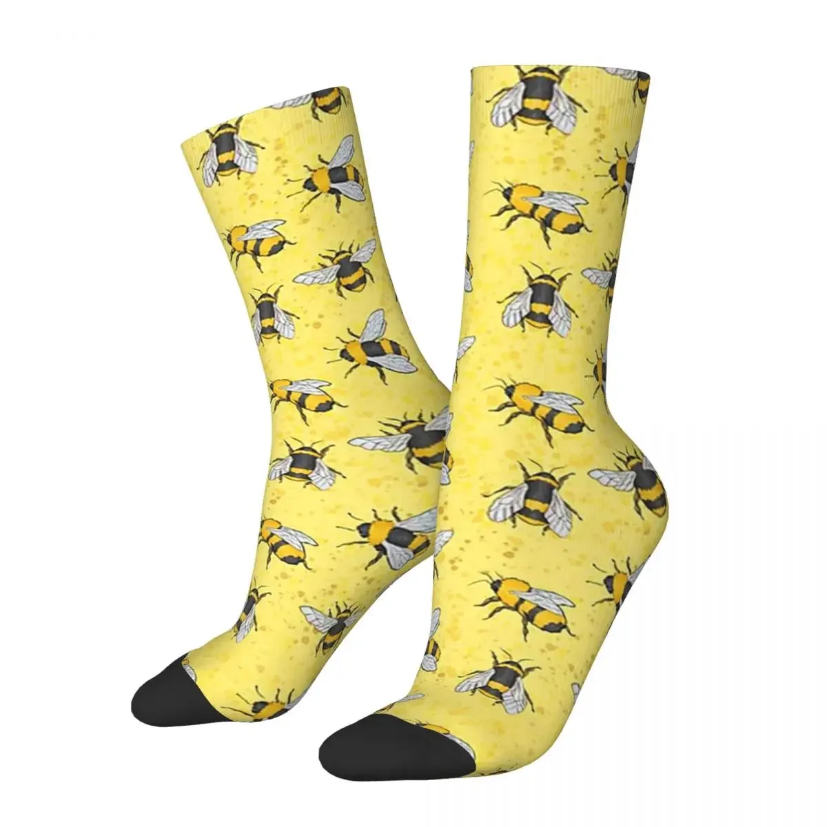 Носки BEES Harajuku, супер мягкие чулки, всесезонные длинные носки, аксессуары для мужчин и женщин, подарки
Носки BEES Harajuku, супер мягкие чулки, всесезонные длинные носки, аксессуары для мужчин и женщин, подарки