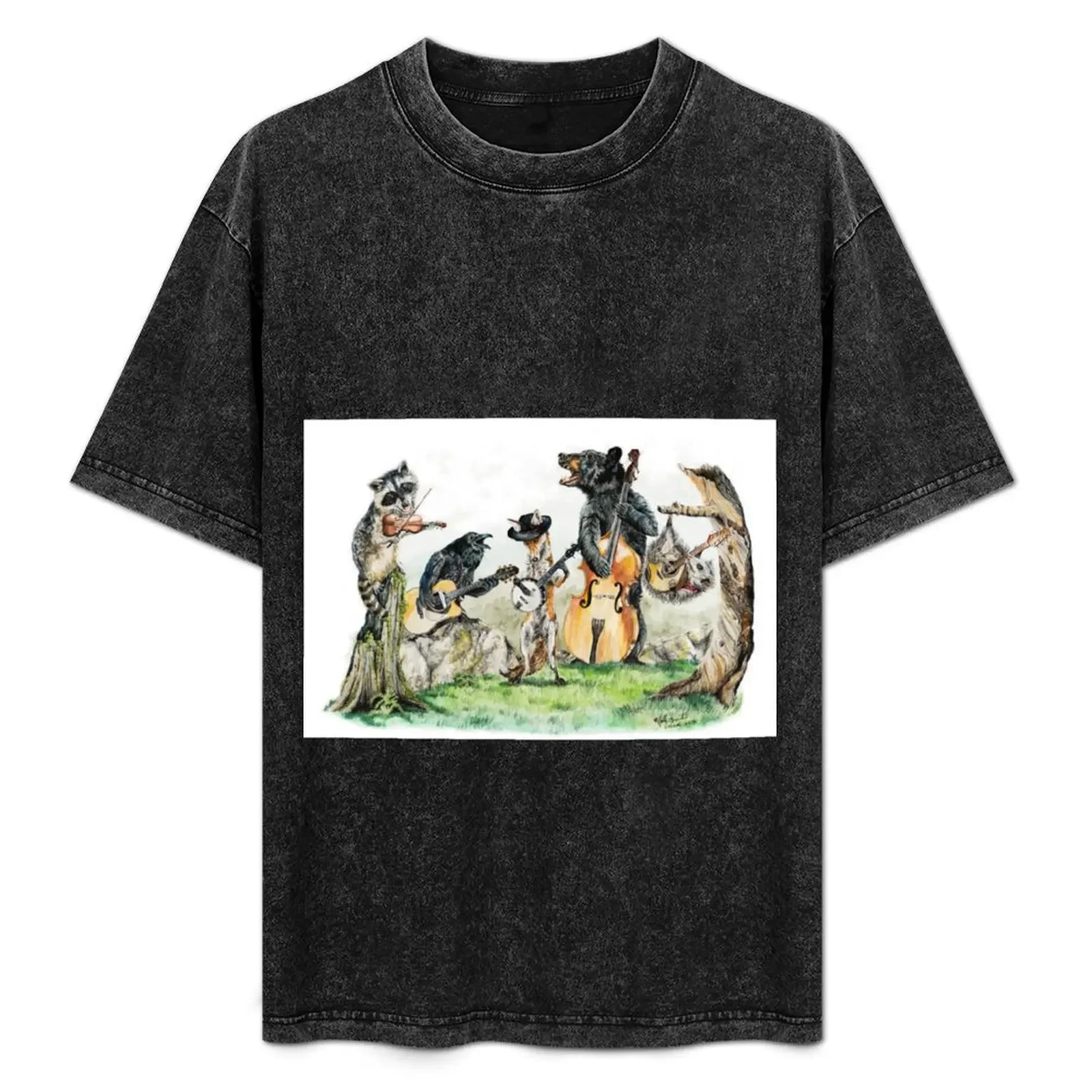 Bluegrass Gang -wild animal music T-Shirt anime clothes graphics mens t shirt graphic 
Bluegrass Gang -wild animal music T-Shirt anime clothes graphics mens t shirt graphic