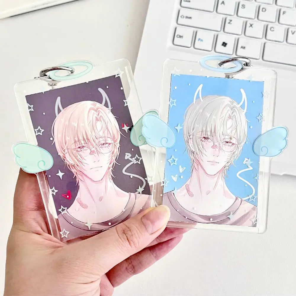 INS Acrylic Kpop Photo Card Holder Anti-lost Keychain 3 Inch Transparent Idol Protective Case Bag Bus Cards Sleeves Supplies
INS Acrylic Kpop Photo Card Holder Anti-lost Keychain 3 Inch Transparent Idol Protective Case Bag Bus Cards Sleeves Supplies