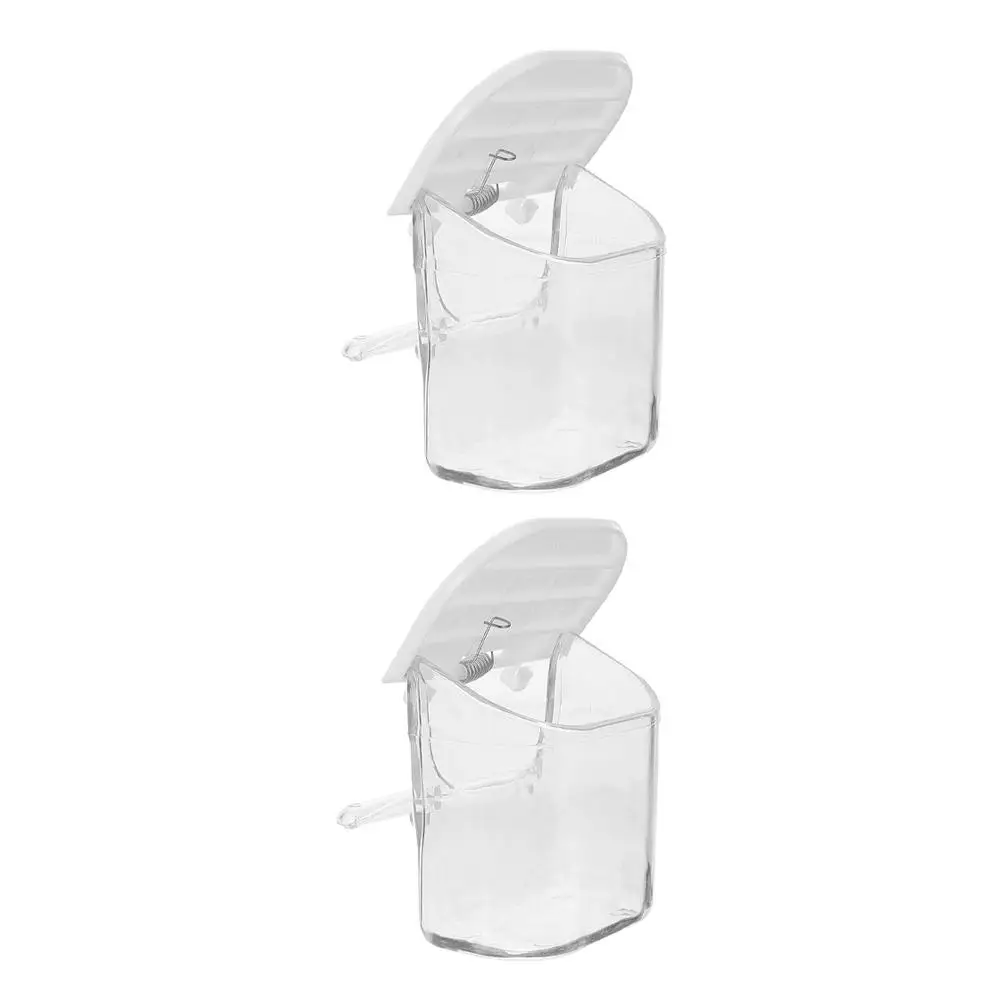 2Pcs Birdcage External Cup Spillproof Spring Clip Feeder Dish Clear ABS Material Cage Bird Accessories White Color
2Pcs Birdcage External Cup Spillproof Spring Clip Feeder Dish Clear ABS Material Cage Bird Accessories White Color