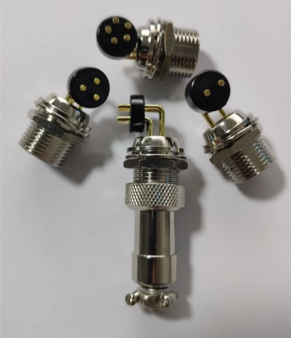 10 pcs Aviation plug socket PCB soldering plate 90 degree bent pin GX12-2-3-4-5-6-7 core 12G8-9-10 core connector
10 pcs Aviation plug socket PCB soldering plate 90 degree bent pin GX12-2-3-4-5-6-7 core 12G8-9-10 core connector