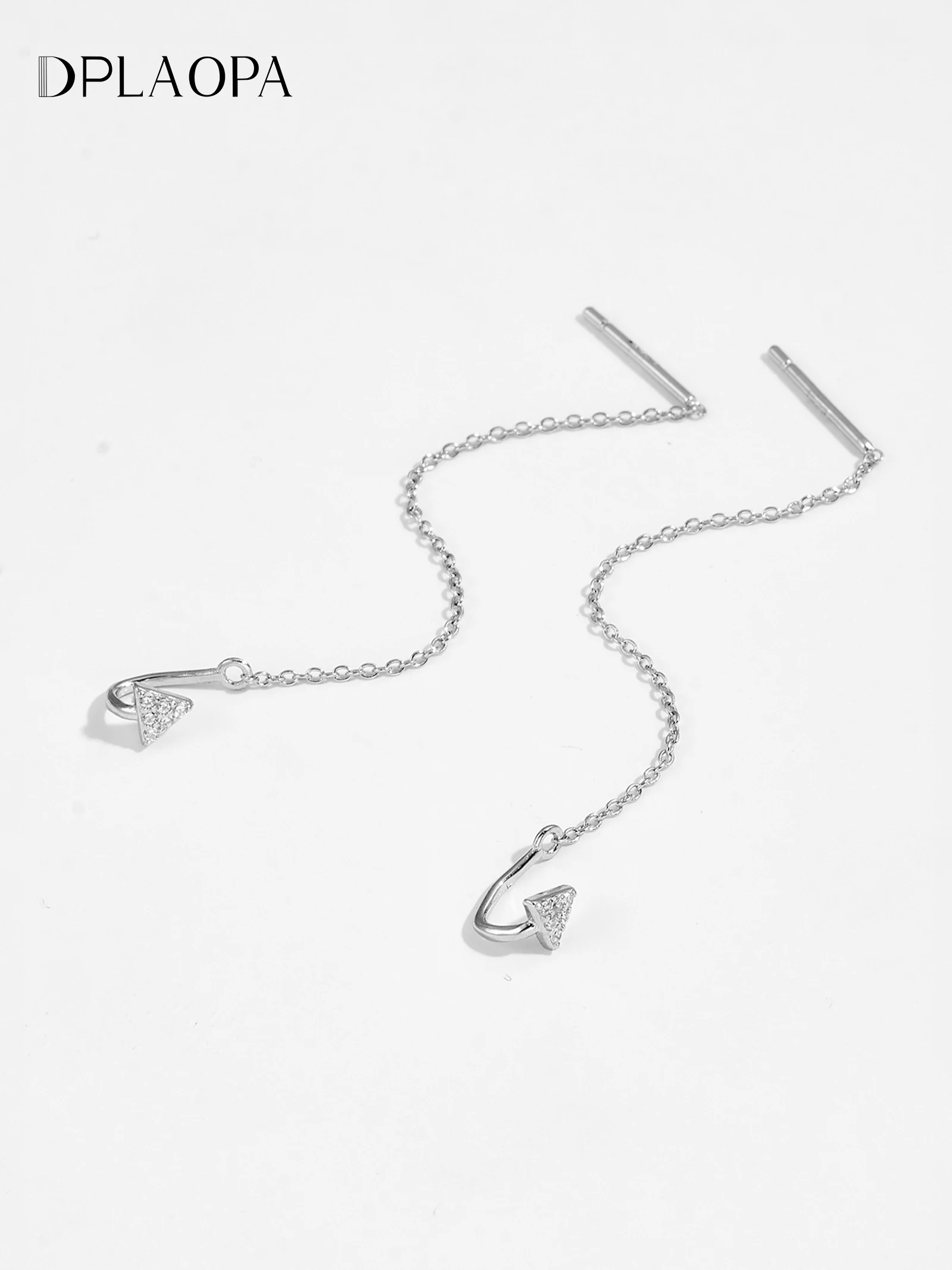 DPLAOPA 925 Sterling Silver Triangle Zircon CZ Long Drop Hoop Earrings 2025 Women Dainty Dangle Charm Rock Fine Gift Jewelry
DPLAOPA 925 Sterling Silver Triangle Zircon CZ Long Drop Hoop Earrings 2025 Women Dainty Dangle Charm Rock Fine Gift Jewelry