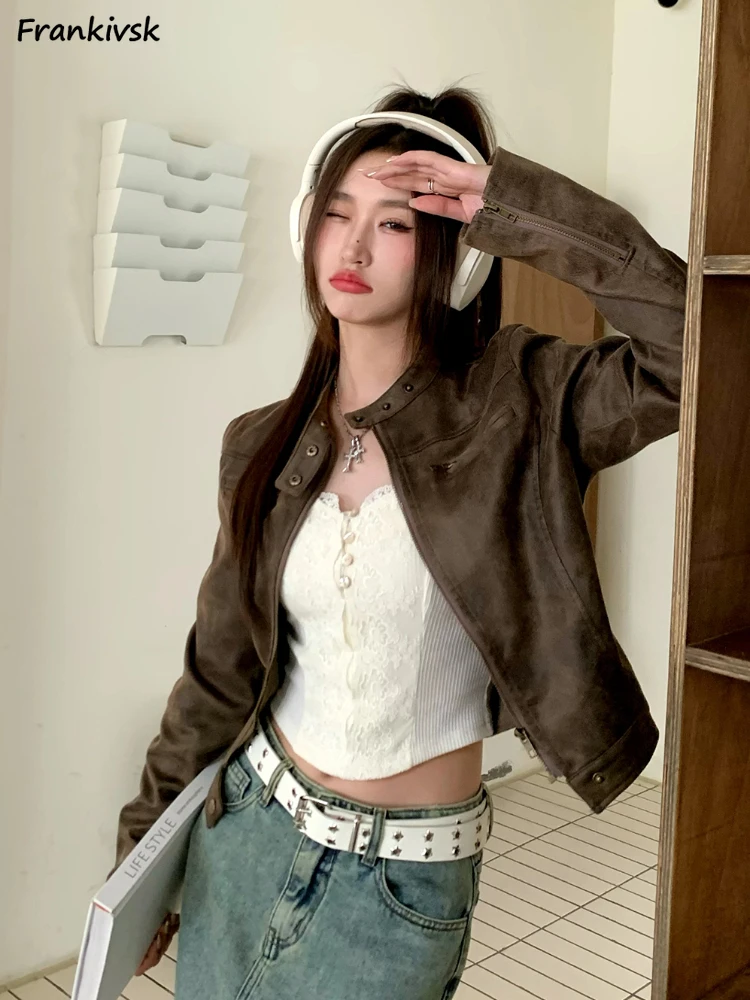 Women Jackets Solid Advanced Spicy Girl High Street Spring Popular All-match Comfortable European Style Temperament Aesthetic
Women Jackets Solid Advanced Spicy Girl High Street Spring Popular All-match Comfortable European Style Temperament Aesthetic