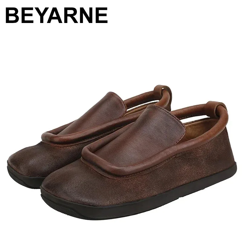 2025 Genuine Leather Square Toe Flats Shoes For Women Loafers Woman Luxury Spring Ladies Platform Shoes Leisure Ladies Shoes
2025 Genuine Leather Square Toe Flats Shoes For Women Loafers Woman Luxury Spring Ladies Platform Shoes Leisure Ladies Shoes