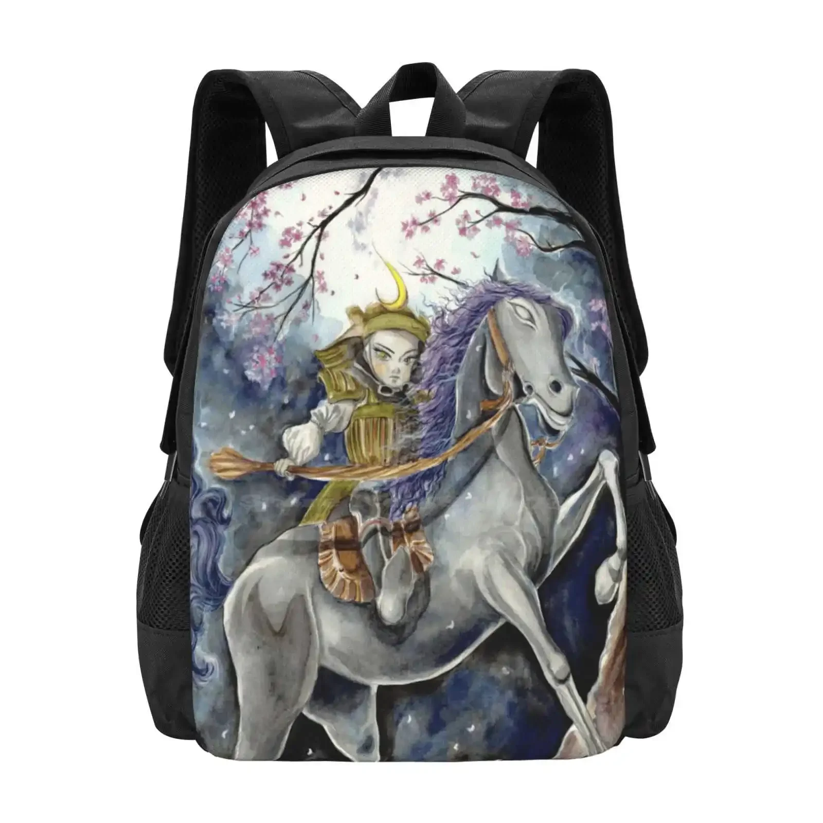 Little Samurai ( Watercolor ) 3d Print Design Backpack Student Bag Samurai Water Color Paintings Fine Arts Horse Sword Moon
Little Samurai ( Watercolor ) 3d Print Design Backpack Student Bag Samurai Water Color Paintings Fine Arts Horse Sword Moon