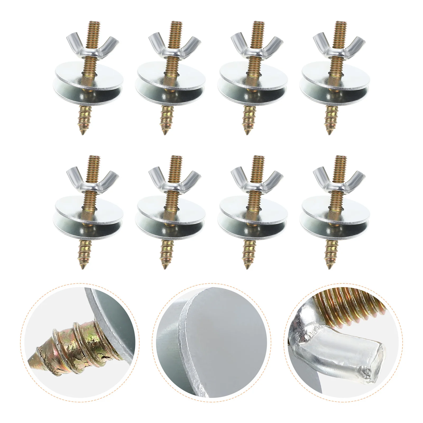 8 Sets Bird Cage Pet Fix Parts Fixing for Springboard Screws Hamster Metal Accessories
8 Sets Bird Cage Pet Fix Parts Fixing for Springboard Screws Hamster Metal Accessories