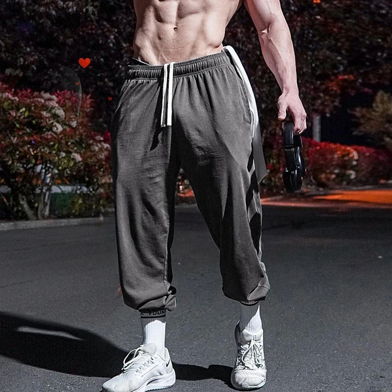 NEW Spring Autumn Men's Brand Gym Fitness Sweatpants Slim Solid Jogging Training Men's Pants Cotton Casual Fitness Trousers
NEW Spring Autumn Men's Brand Gym Fitness Sweatpants Slim Solid Jogging Training Men's Pants Cotton Casual Fitness Trousers
