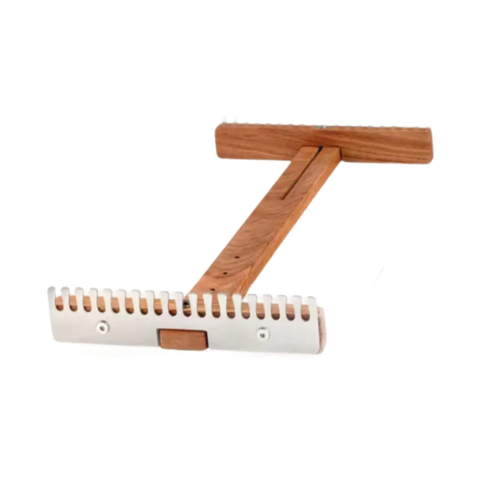 Wooden Weaving Loom with Stainless Steel Peg Rails Adjustable Yarn Holder Knitting Accessory for Beginner Projects
Wooden Weaving Loom with Stainless Steel Peg Rails Adjustable Yarn Holder Knitting Accessory for Beginner Projects