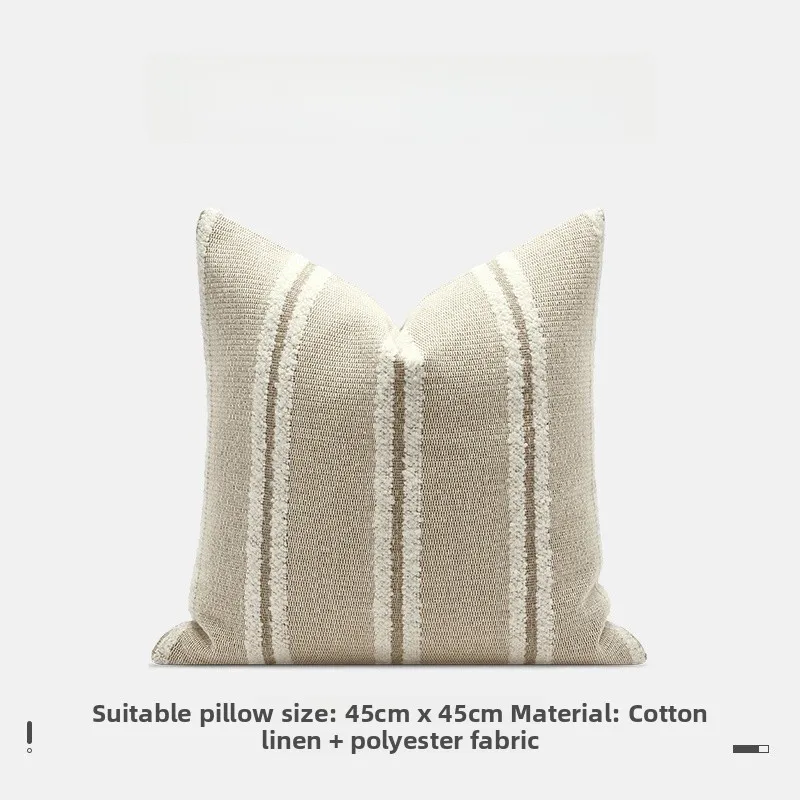 Textured Pillow Casual Stripe Beige Breathable Sofa Living Room Couch Pillow Headboard Cushion Airbnb Home Textile Pillow
Textured Pillow Casual Stripe Beige Breathable Sofa Living Room Couch Pillow Headboard Cushion Airbnb Home Textile Pillow
