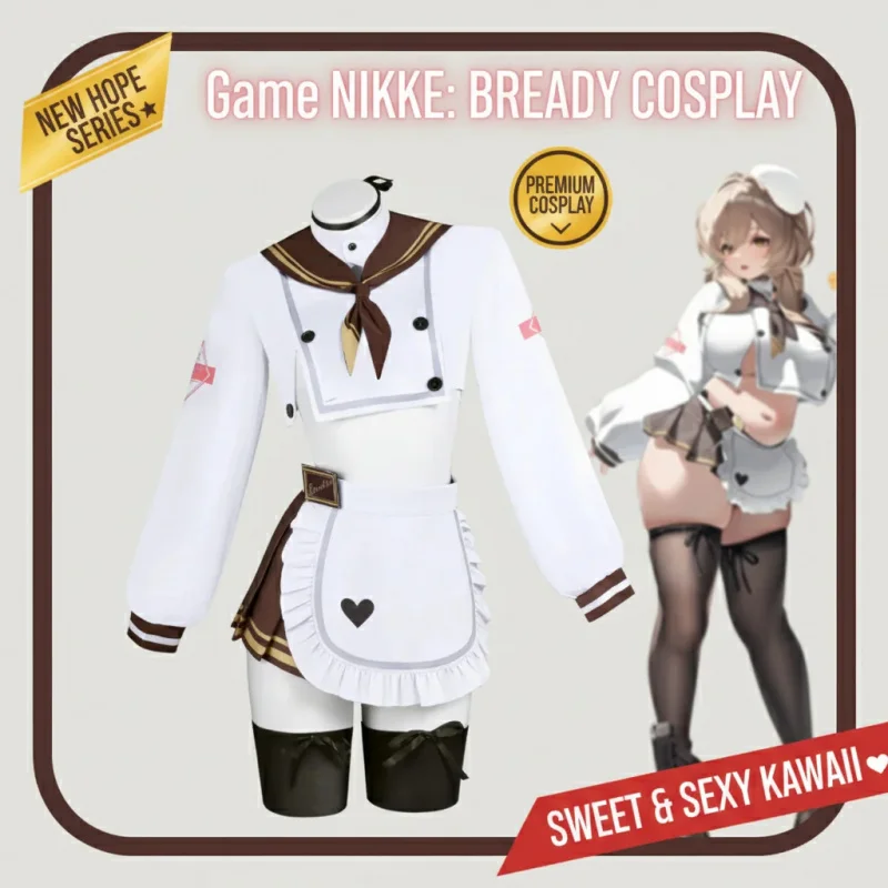 ☎UWAWA NIKKE The Goddess of Victory Bready Cosplay Costume Set with Wig Headwear Kawaii Sexy Sweet Dress Outfits☎
☎UWAWA NIKKE The Goddess of Victory Bready Cosplay Costume Set with Wig Headwear Kawaii Sexy Sweet Dress Outfits☎