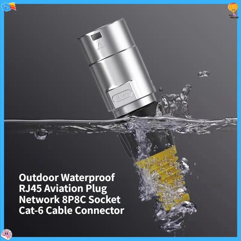 1PCS Outdoor Waterproof RJ45 Aviation Plug Network 8P8C Socket Cat-6 Cable Connector Durable Network Pair Connector for Reliable
1PCS Outdoor Waterproof RJ45 Aviation Plug Network 8P8C Socket Cat-6 Cable Connector Durable Network Pair Connector for Reliable