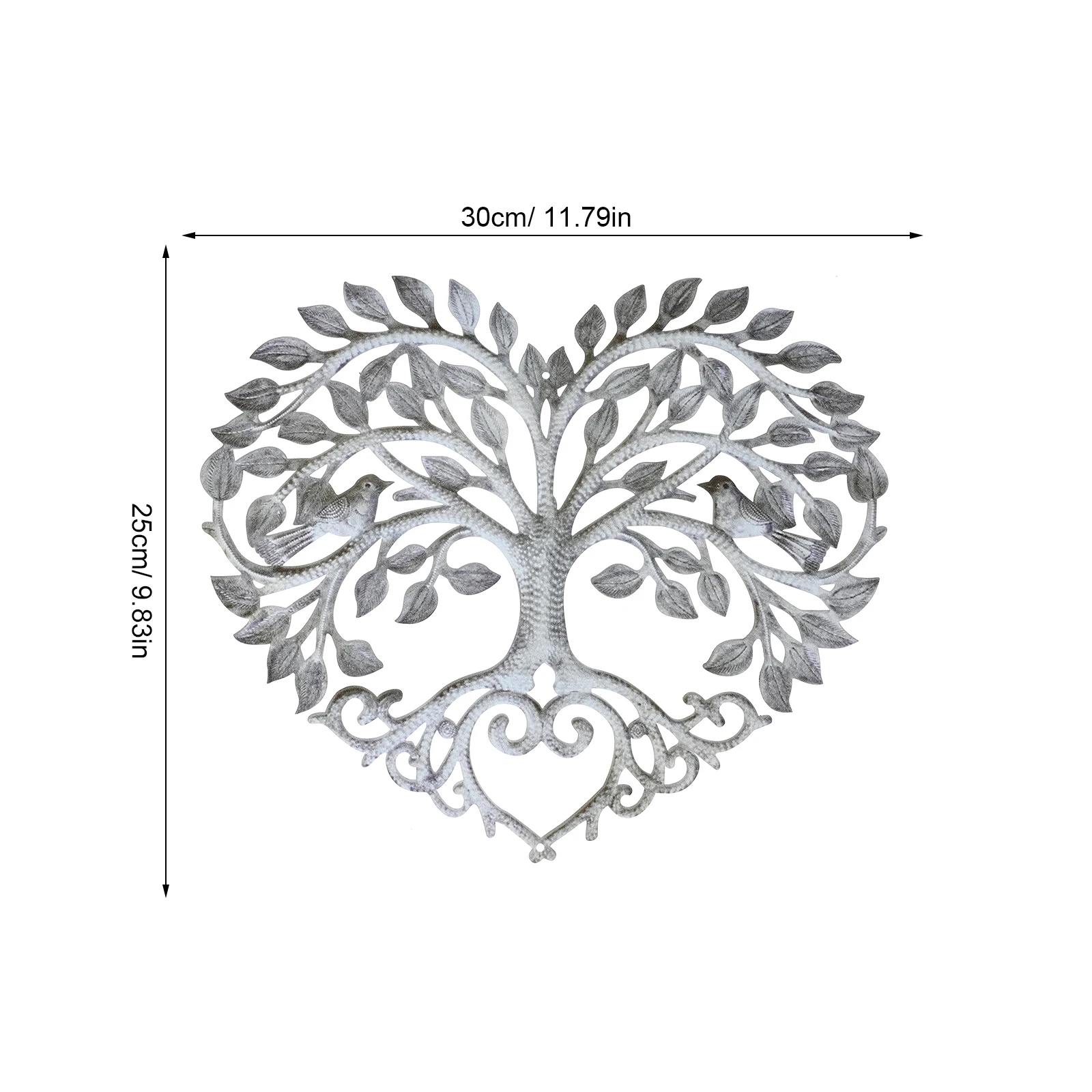Life Tree Metal Wall Art Heart Design Hanging Ornament Garden Yard Decor Metal Sculpture Home Office Wall Decoration 
Life Tree Metal Wall Art Heart Design Hanging Ornament Garden Yard Decor Metal Sculpture Home Office Wall Decoration
