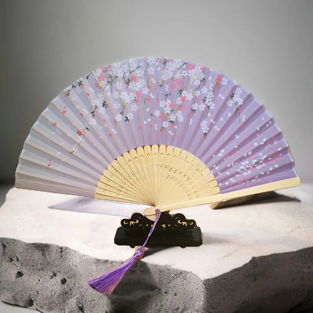 Pastel Floral Bamboo Folding Fan Blue Purple Pink Blossom Design Portable Hand Fan for Hanfu Qipao & Summer Fashion Accessories
Pastel Floral Bamboo Folding Fan Blue Purple Pink Blossom Design Portable Hand Fan for Hanfu Qipao & Summer Fashion Accessories