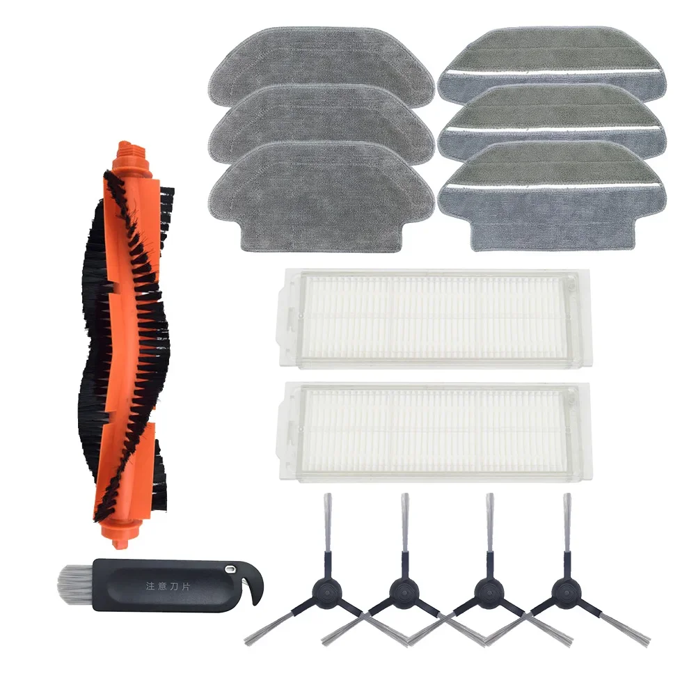 Main Brush HEPA Filter Side Brush Mop Cloth for Xiaomi Robot Vacuum Cleaner STYJ02YM Conga 3490 Viomi V2 PRO Filter V-RVCLM21B
Main Brush HEPA Filter Side Brush Mop Cloth for Xiaomi Robot Vacuum Cleaner STYJ02YM Conga 3490 Viomi V2 PRO Filter V-RVCLM21B