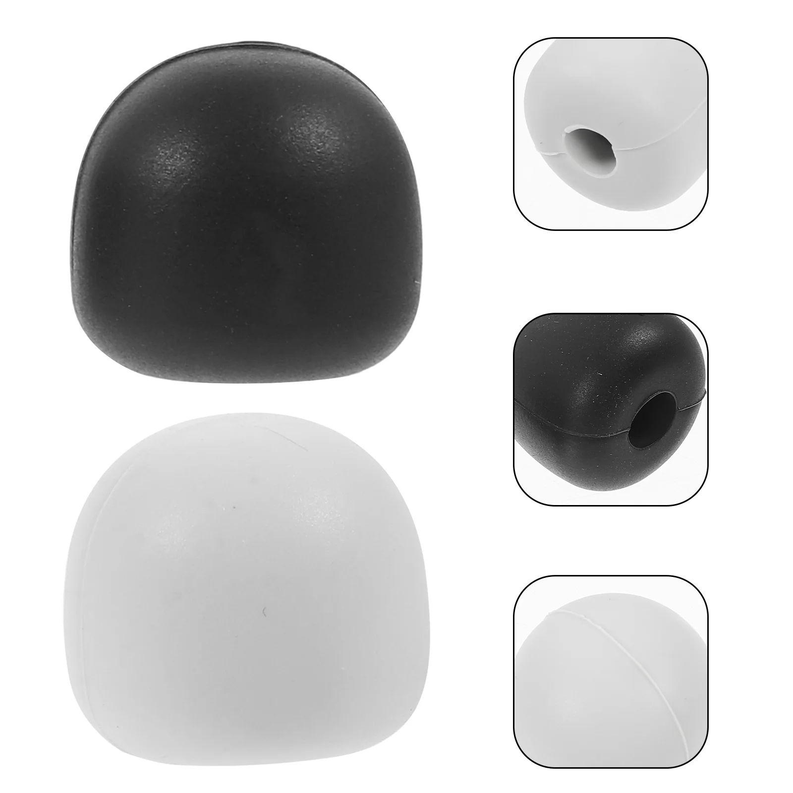 2 Pairs Drumstick Set Tips Mute Accessories Silicone Rubber Sleeve Silent Percussion Caps Black
2 Pairs Drumstick Set Tips Mute Accessories Silicone Rubber Sleeve Silent Percussion Caps Black