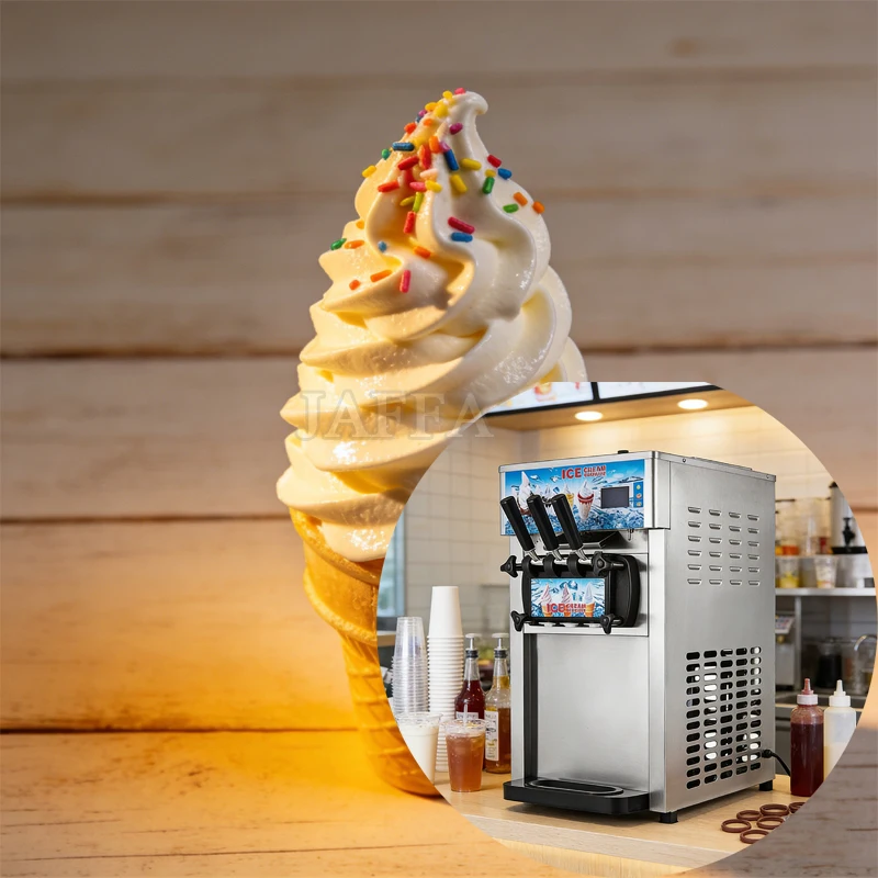 Automatic production Of 3 Flavors Of Soft Ice Cream For Commercial Use Commercial Ice Cream Truck Compatible Ice Cream Machine
Automatic production Of 3 Flavors Of Soft Ice Cream For Commercial Use Commercial Ice Cream Truck Compatible Ice Cream Machine