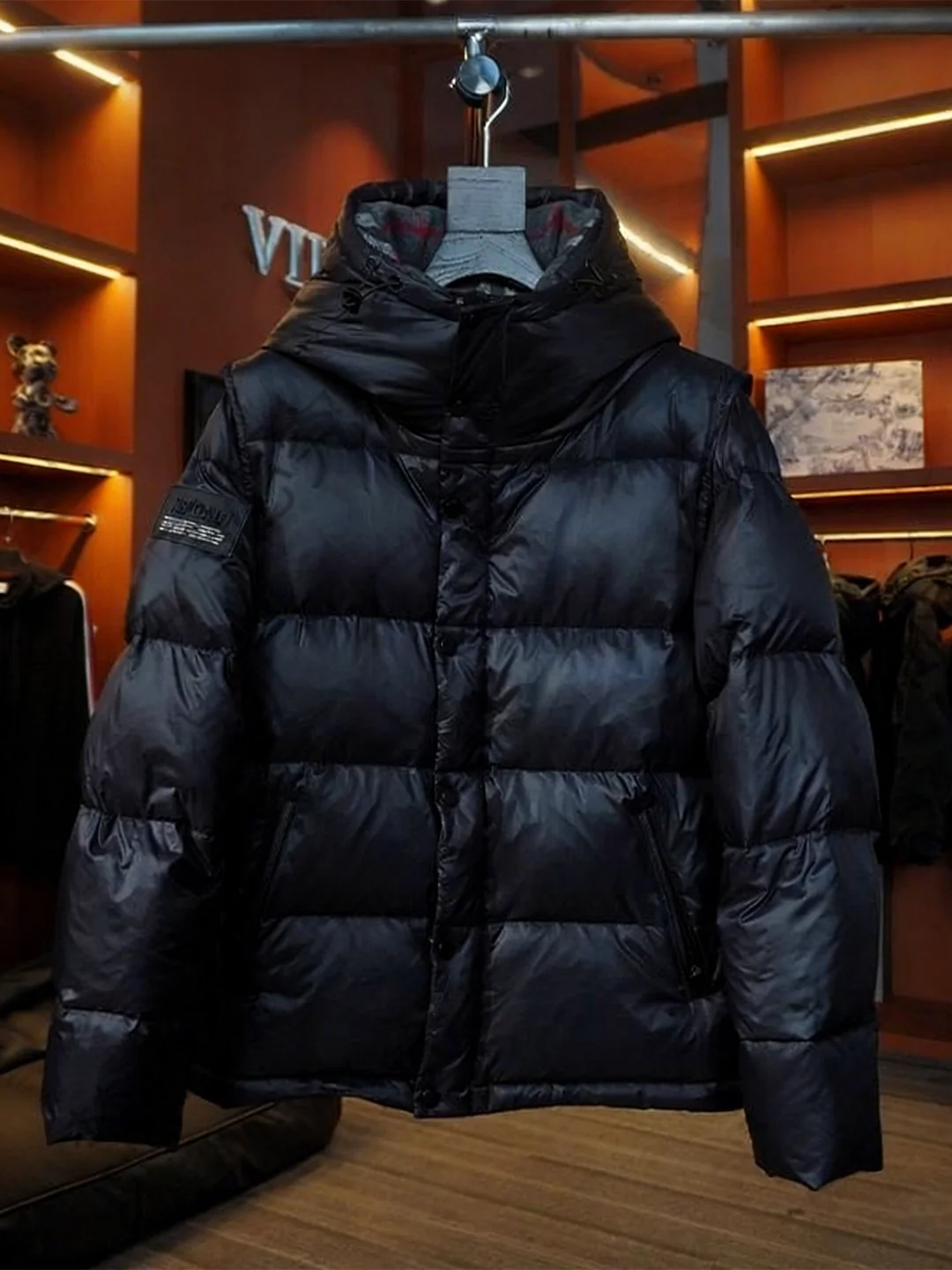 Luxury Classic Plaid Patchwork Hooded down Jaet Men's Winter Thiened Warm Wa-Free White Du Feather Coat Trendy
Luxury Classic Plaid Patchwork Hooded down Jaet Men's Winter Thiened Warm Wa-Free White Du Feather Coat Trendy