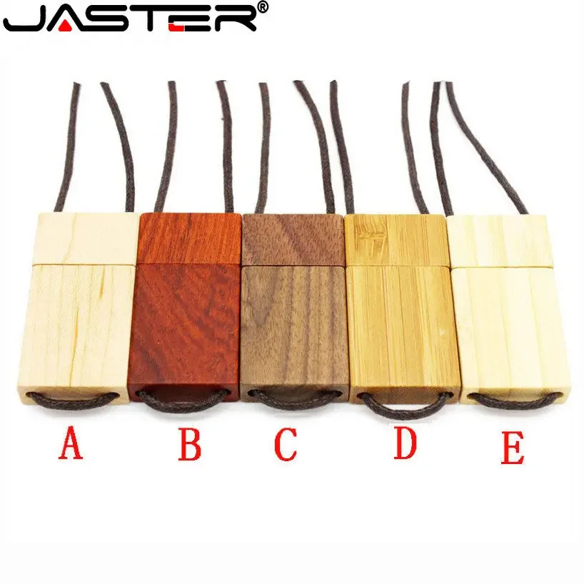 JASTER With Rope Pen Drive 128GB USB 2.0 Flash Drive Free custom logo 64GB New Wooden Memory stick Creative Business Gift U disk
JASTER With Rope Pen Drive 128GB USB 2.0 Flash Drive Free custom logo 64GB New Wooden Memory stick Creative Business Gift U disk