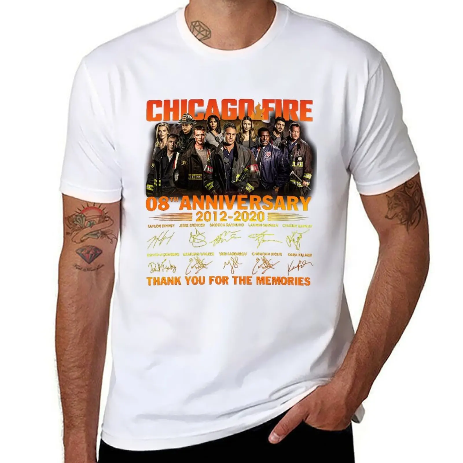 CHICAGO -FIRE 8TH ANNIVERSARY 2012 2020 THANK YOU FOR THE MEMORIES T-Shirt man t shirts for men T-Shirt
CHICAGO -FIRE 8TH ANNIVERSARY 2012 2020 THANK YOU FOR THE MEMORIES T-Shirt man t shirts for men T-Shirt