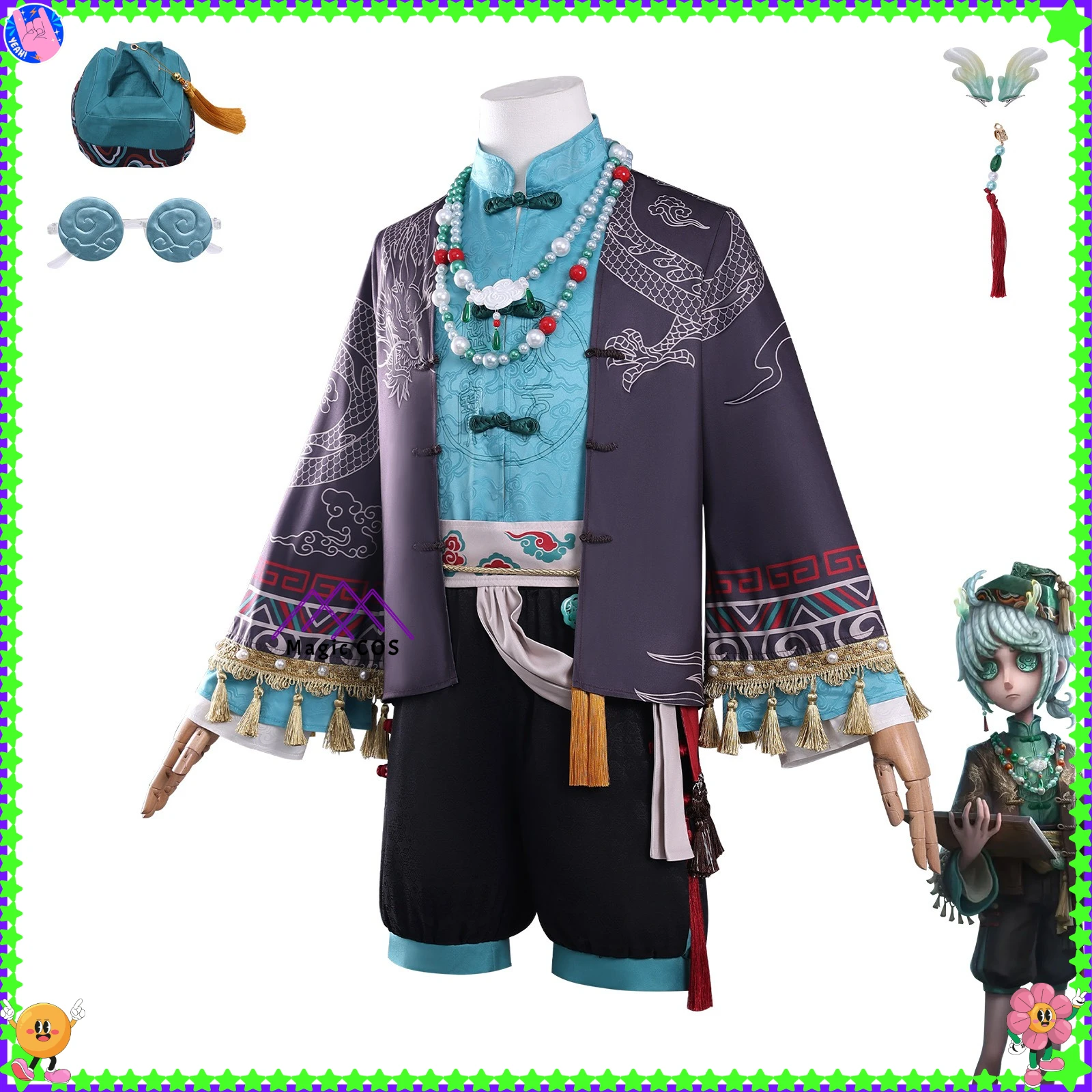 Hot Game Identity V Cosplay Costume Anime Edgar Valden Role Playing Uniform with Hat Men Women Adult Comic Con Halloween Party
Hot Game Identity V Cosplay Costume Anime Edgar Valden Role Playing Uniform with Hat Men Women Adult Comic Con Halloween Party