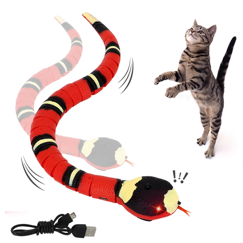 Smart Sensing Interactive Cat Toys Automatic Eletronic Snake Cat Teasering Play USB Rechargeable Kitten Toys for Cats Dogs Pet
Smart Sensing Interactive Cat Toys Automatic Eletronic Snake Cat Teasering Play USB Rechargeable Kitten Toys for Cats Dogs Pet