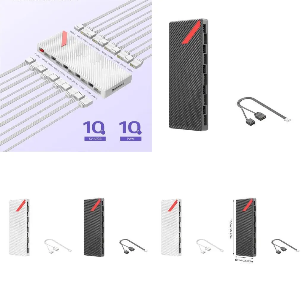 652f 10 порт argb+pwm вентилятор Настраиваемые 10 -дюймовые порты 5V3pin/4pin для устройств Широкая совместимость повышает игр
652f 10 порт argb+pwm вентилятор Настраиваемые 10 -дюймовые порты 5V3pin/4pin для устройств Широкая совместимость повышает игр