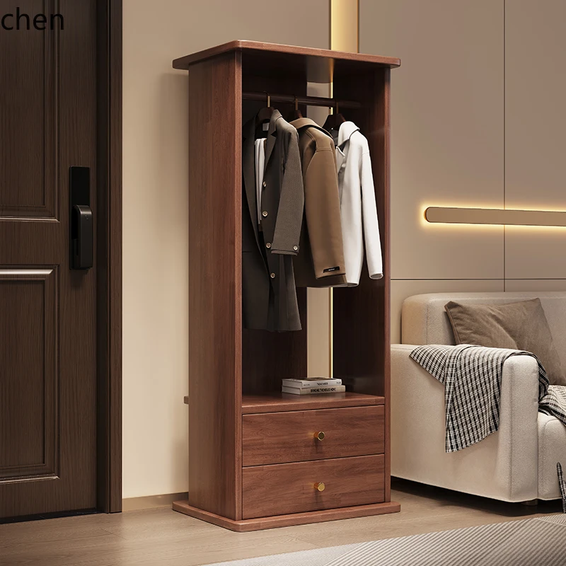 QZT solid wood hanger can sit and change shoes, living room storage with coat rack
QZT solid wood hanger can sit and change shoes, living room storage with coat rack