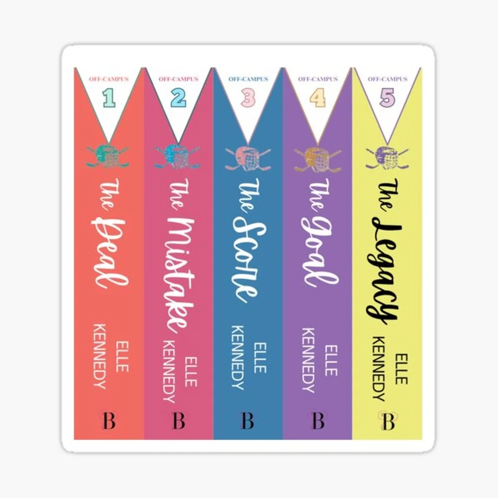 Off-Campus Series by Elle Kennedy Book Stack Sticker Sticker for Laptop Decor Bedroom Car Cute Cartoon Art Fashionable Public Su
Off-Campus Series by Elle Kennedy Book Stack Sticker Sticker for Laptop Decor Bedroom Car Cute Cartoon Art Fashionable Public Su
