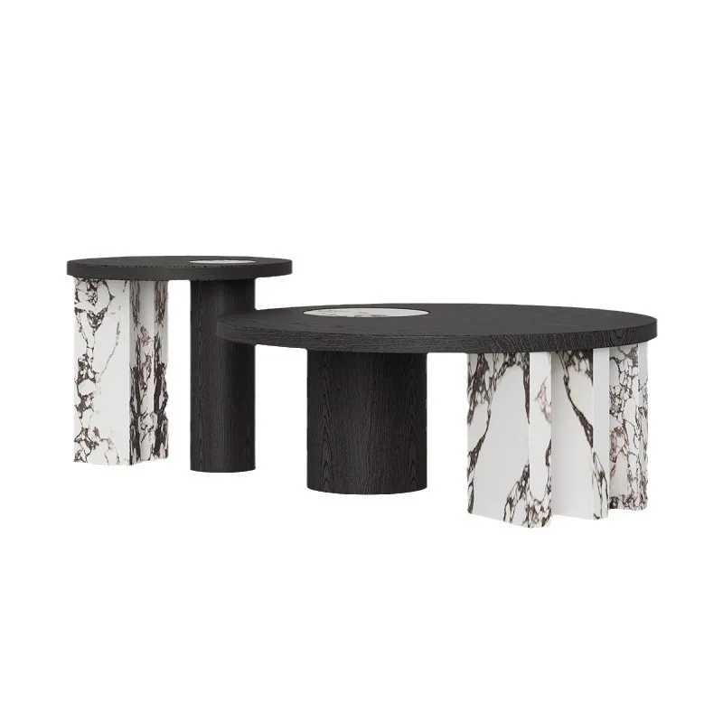 Italian minimalist round coffee table combination small apartment marble high and low coffee table
Italian minimalist round coffee table combination small apartment marble high and low coffee table