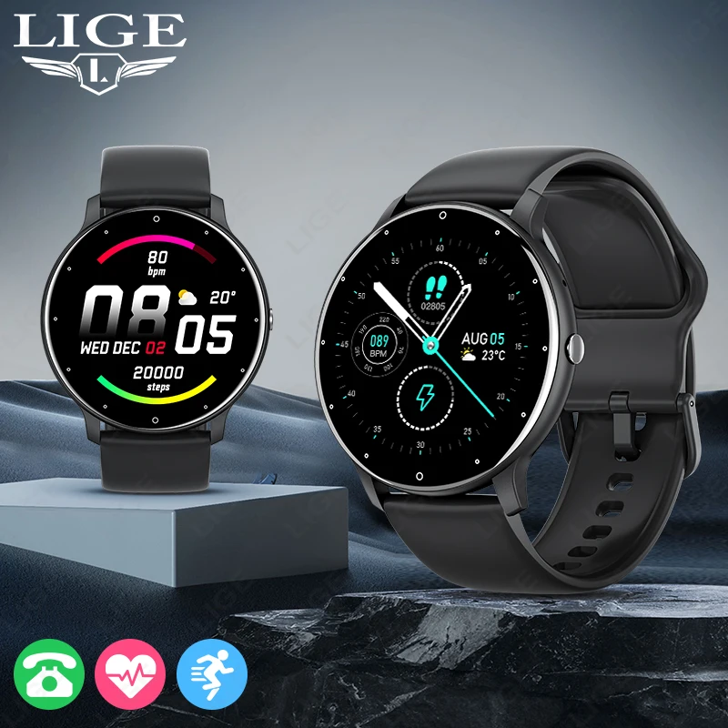 LIGE Women Smart band Watch Real-time Weather Forecast Activity Tracker Watches Heart Rate Monitor Sports Ladies Smart Watch Men
LIGE Women Smart band Watch Real-time Weather Forecast Activity Tracker Watches Heart Rate Monitor Sports Ladies Smart Watch Men