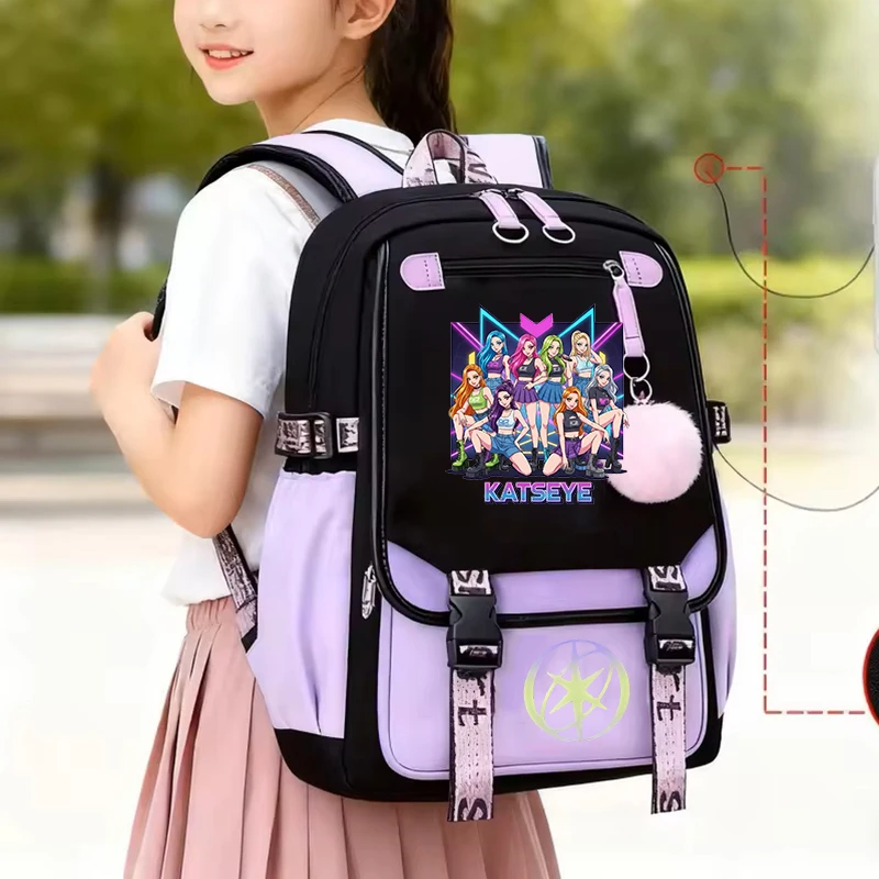 Fashion Backpack for Teenager KPop Group KATSEYE School Bags for Girls High Quality Students Schoolbag Women Outdoor Backpacks
Fashion Backpack for Teenager KPop Group KATSEYE School Bags for Girls High Quality Students Schoolbag Women Outdoor Backpacks