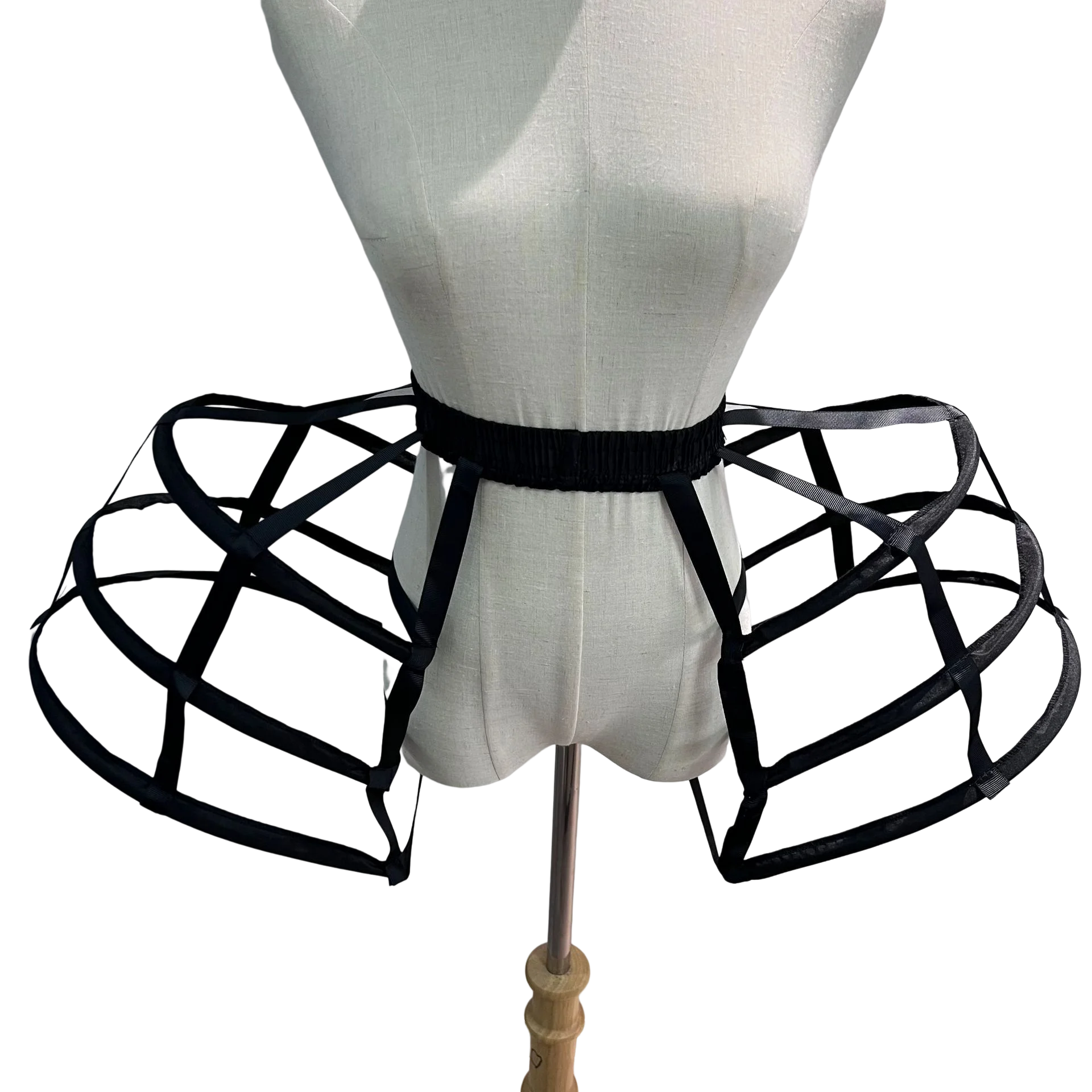 Women 3Hoops Front Open Skirt Pannier Petticoat Hollow Cage Crinoline Underskirt Elastic Waist Lolita Bustle
Women 3Hoops Front Open Skirt Pannier Petticoat Hollow Cage Crinoline Underskirt Elastic Waist Lolita Bustle
